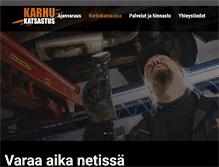 Tablet Screenshot of karhukatsastus.fi